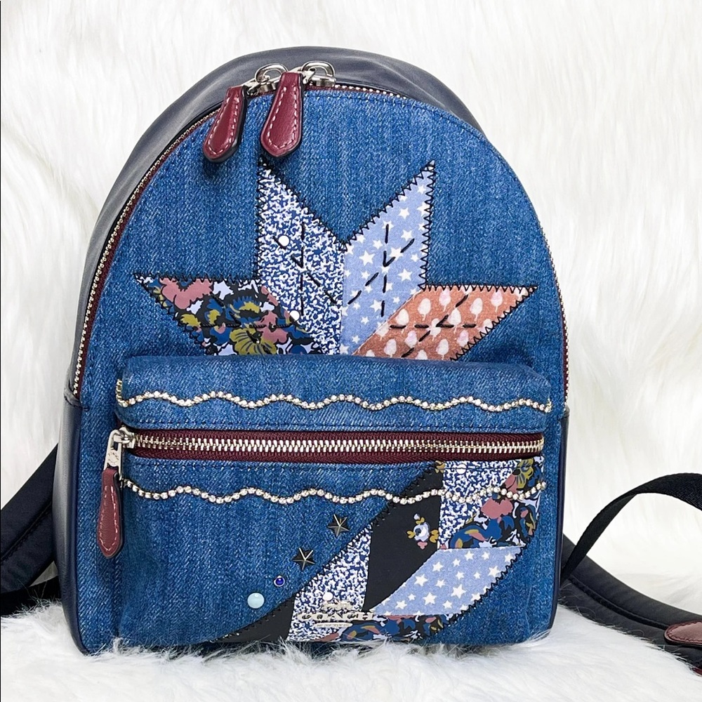 Coach - Mini Backpack in Denim